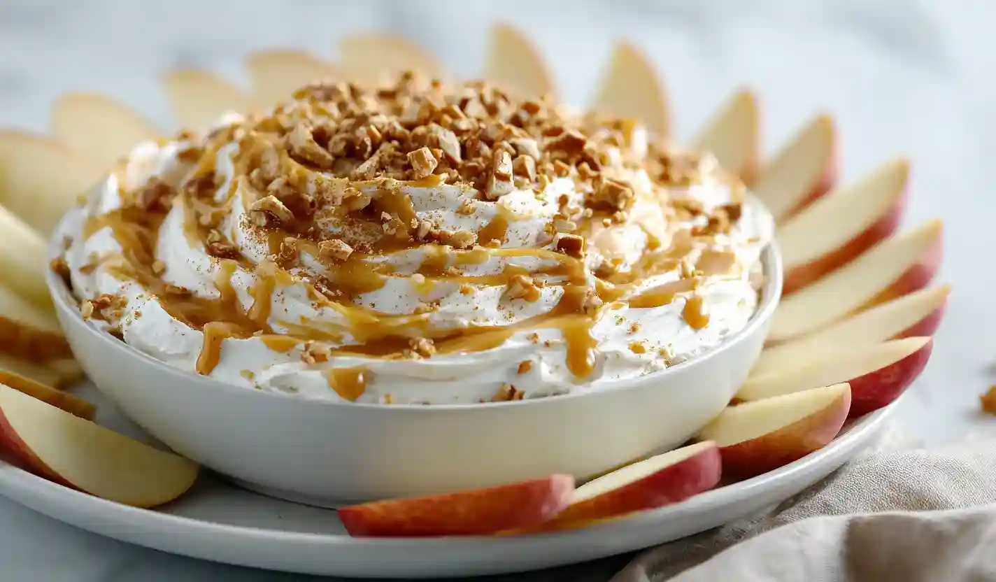 Easy Creamy Caramel Apple Dip: Perfect for Parties & Snacks